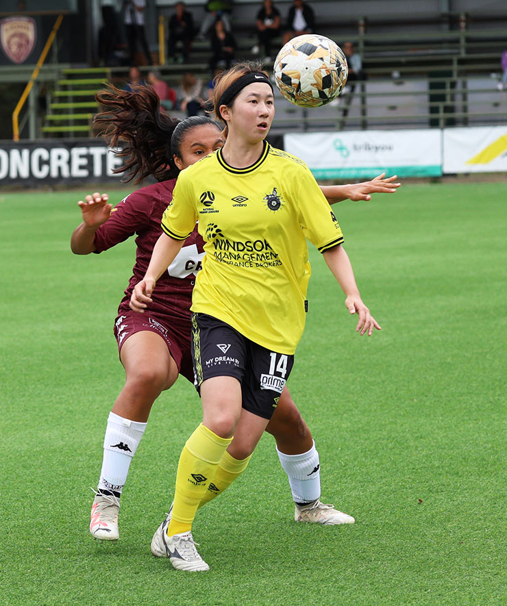 Heidelberg United FCでプレーする宮田あすか選手