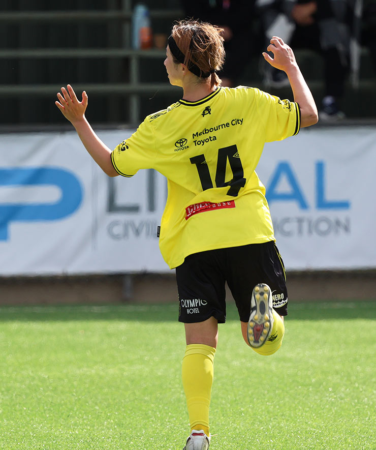 Heidelberg United FCでプレーする宮田あすか選手