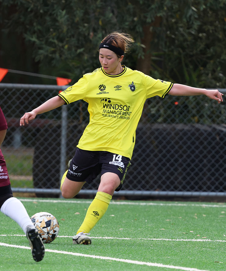 Heidelberg United FCでプレーする宮田あすか選手