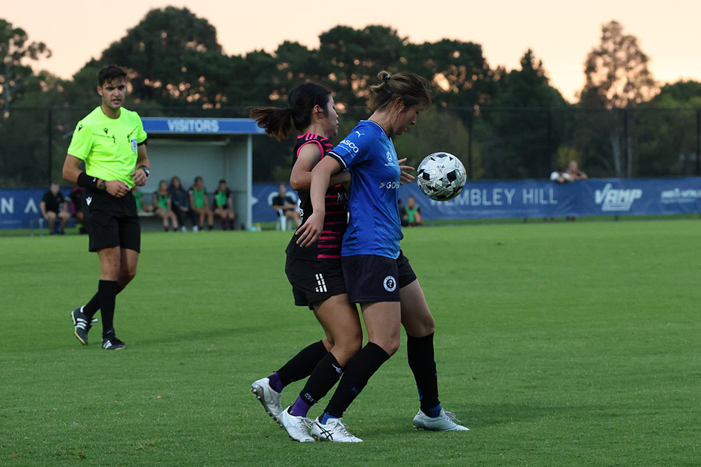 Box Hill United FCでプレーする土居明日香選手