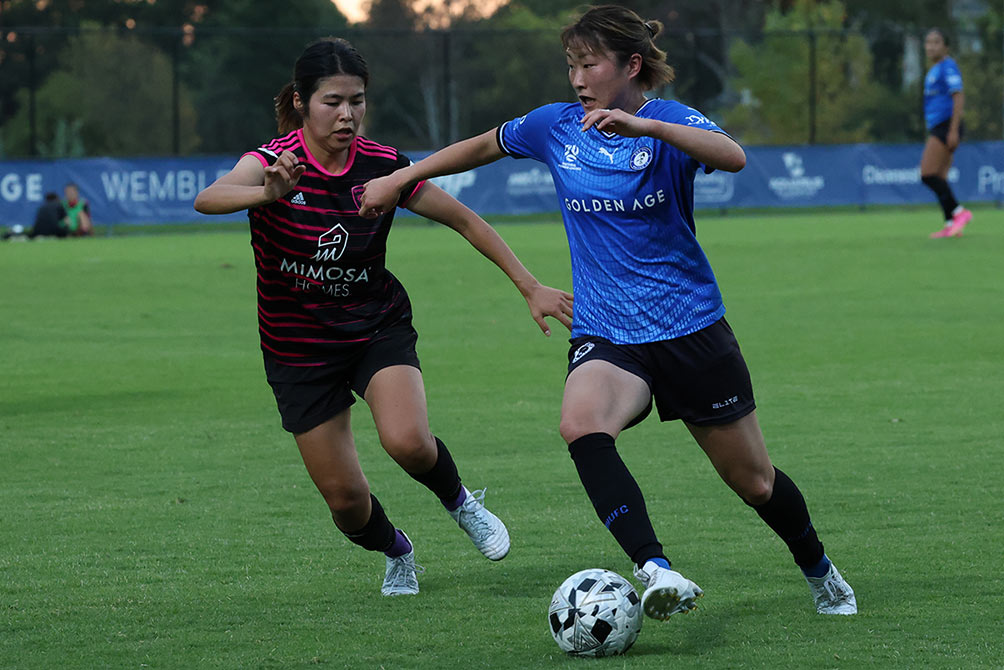 Box Hill United FCでプレーする土居明日香選手