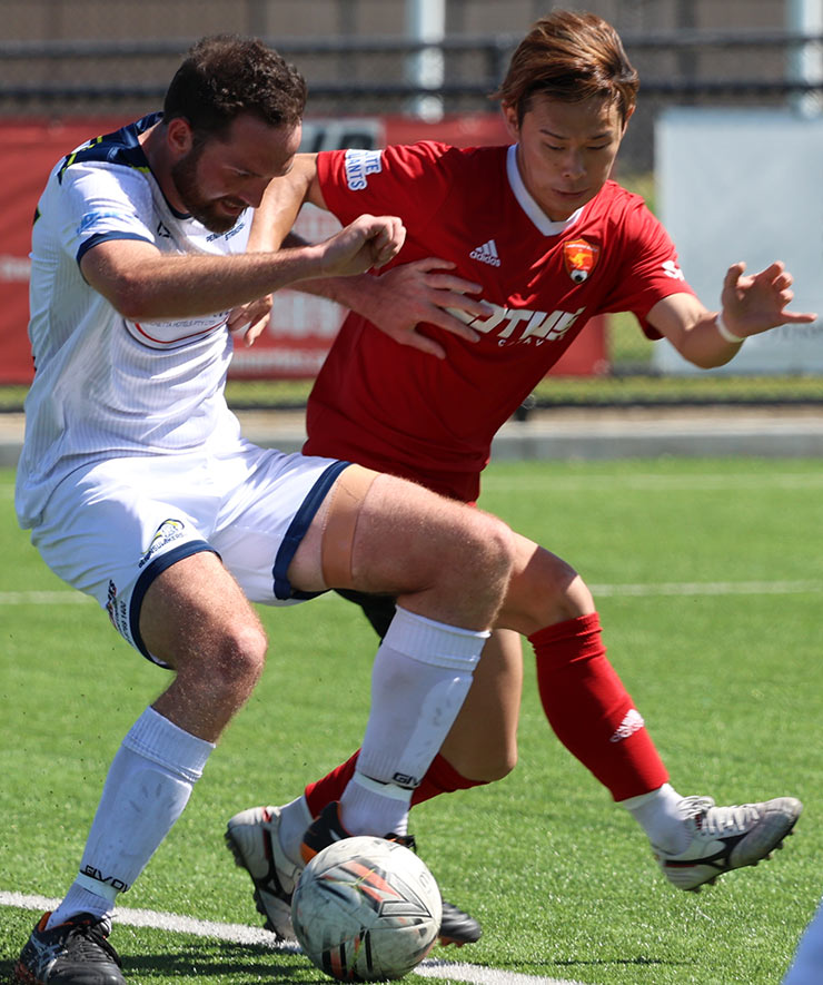 Lalor United Sloga FCでプレーする江草舜辰選手