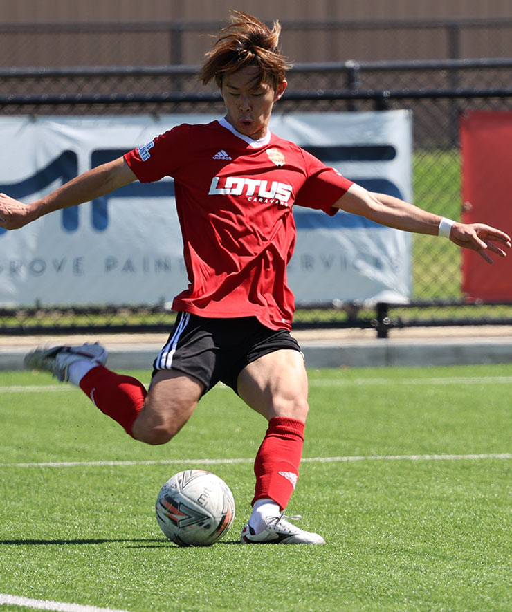 Lalor United Sloga FCでプレーする江草舜辰選手