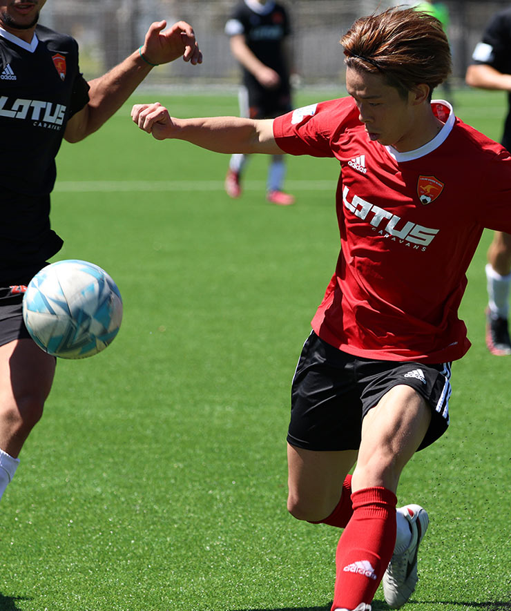 Lalor United Sloga FCでプレーする江草舜辰選手