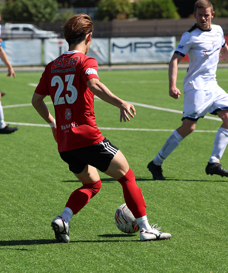 Lalor United Sloga FCでプレーする江草舜辰選手