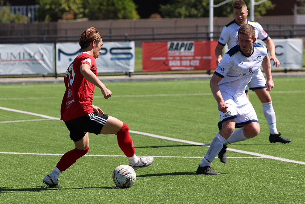 Lalor United Sloga FCでプレーする江草舜辰選手