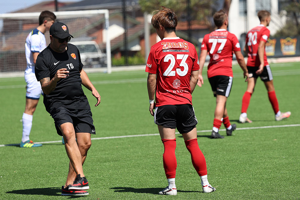 Lalor United Sloga FCでプレーする江草舜辰選手