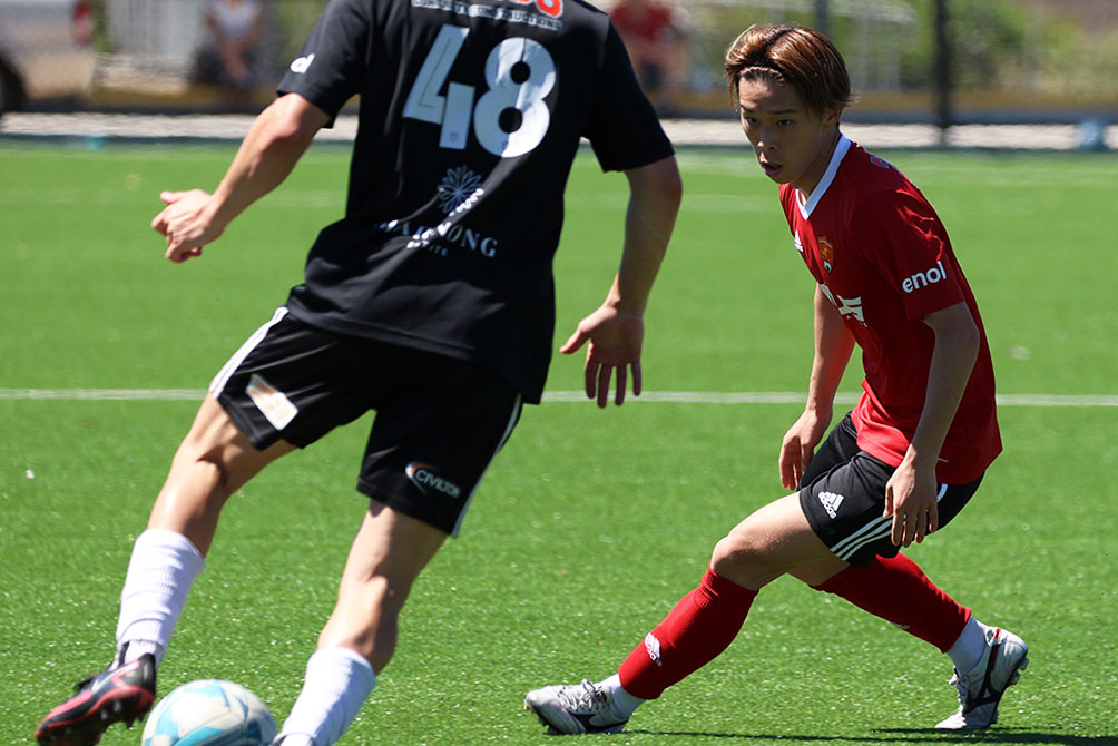 Lalor United Sloga FCでプレーする江草舜辰選手