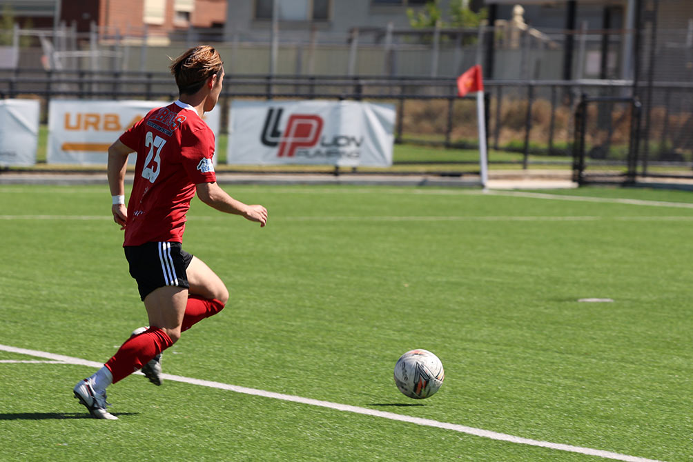 Lalor United Sloga FCでプレーする江草舜辰選手