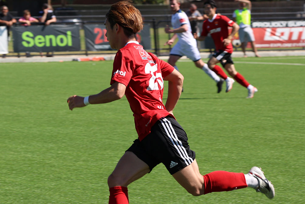 Lalor United Sloga FCでプレーする江草舜辰選手